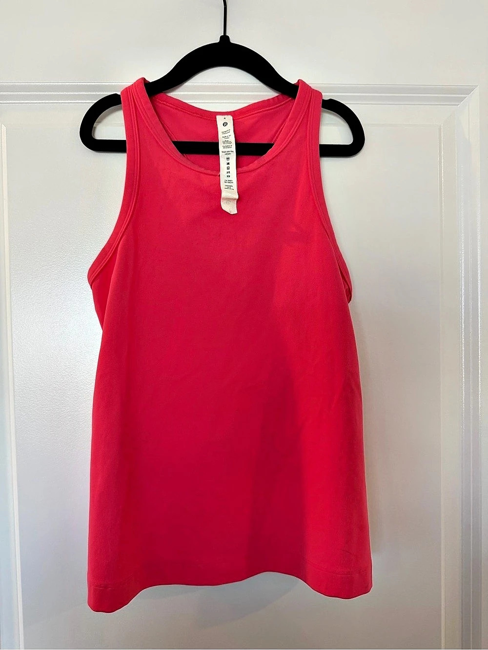 Lululemon Align Waist-Length Racerback Tank Pink Size 4